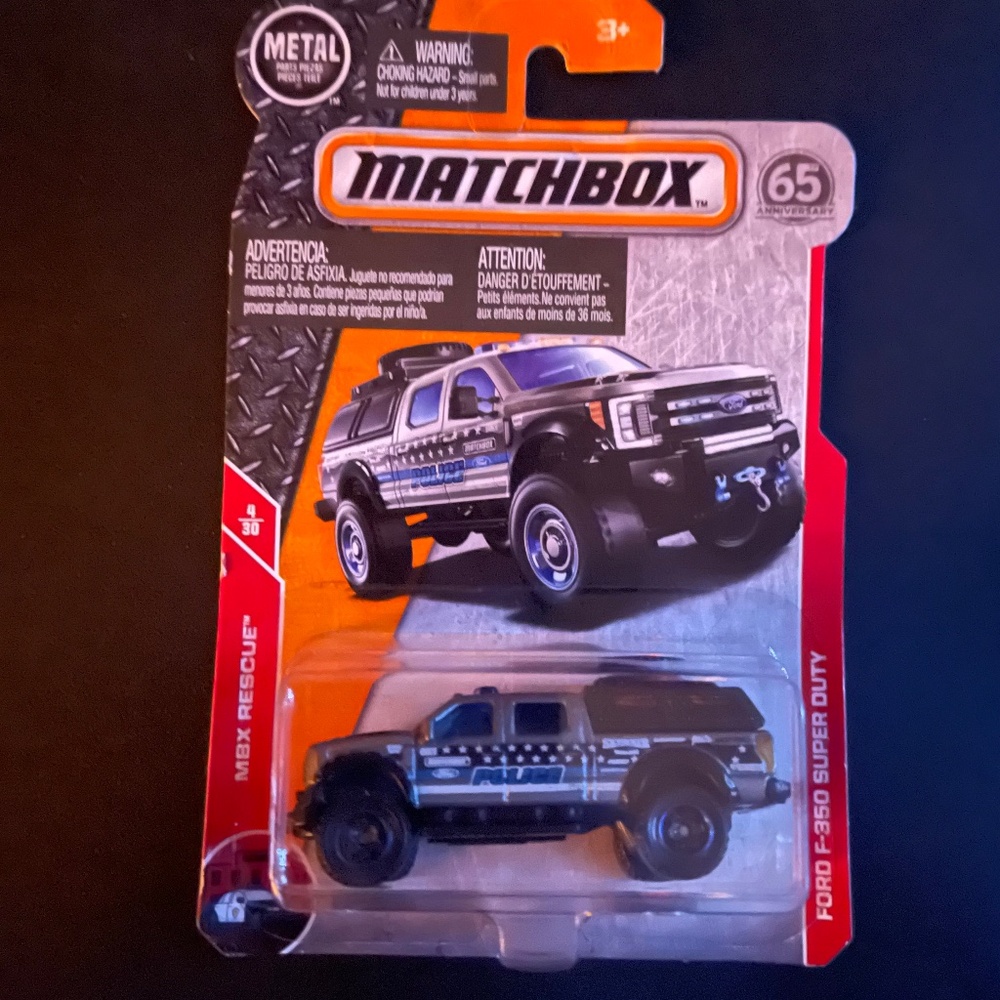 Matchbox Ford  F-350 Police Truck